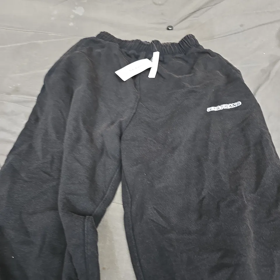 IETS FRANS BLACK JOGGERS, SIZE S