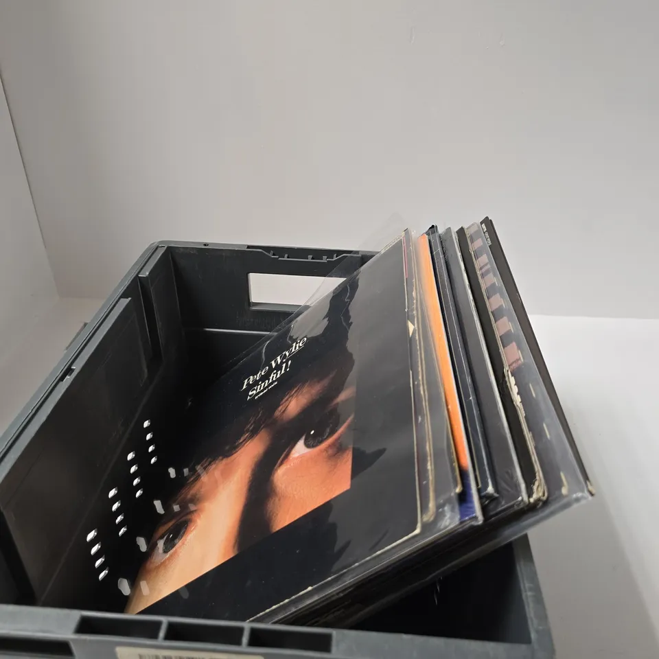APPROXIMATELY 10 X VINYL LP INCLUDING PETER WYLIE . THE TEMPTATIONS AND ABBA GOLD