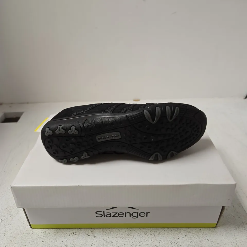 SLAZENGER VERVE LADIES' TRAINERS – BLACK, UK 5