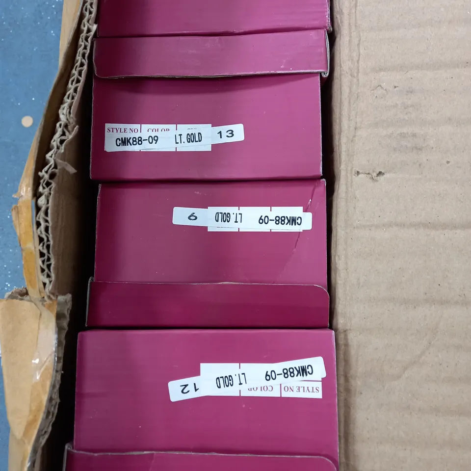 APPROXIMATELY 12 BOXED PAIR OF KELSI KIDS BUTTERFLY EMBROIDERED LOAFERS TO INCLUDE SIZES 9, 12, 13