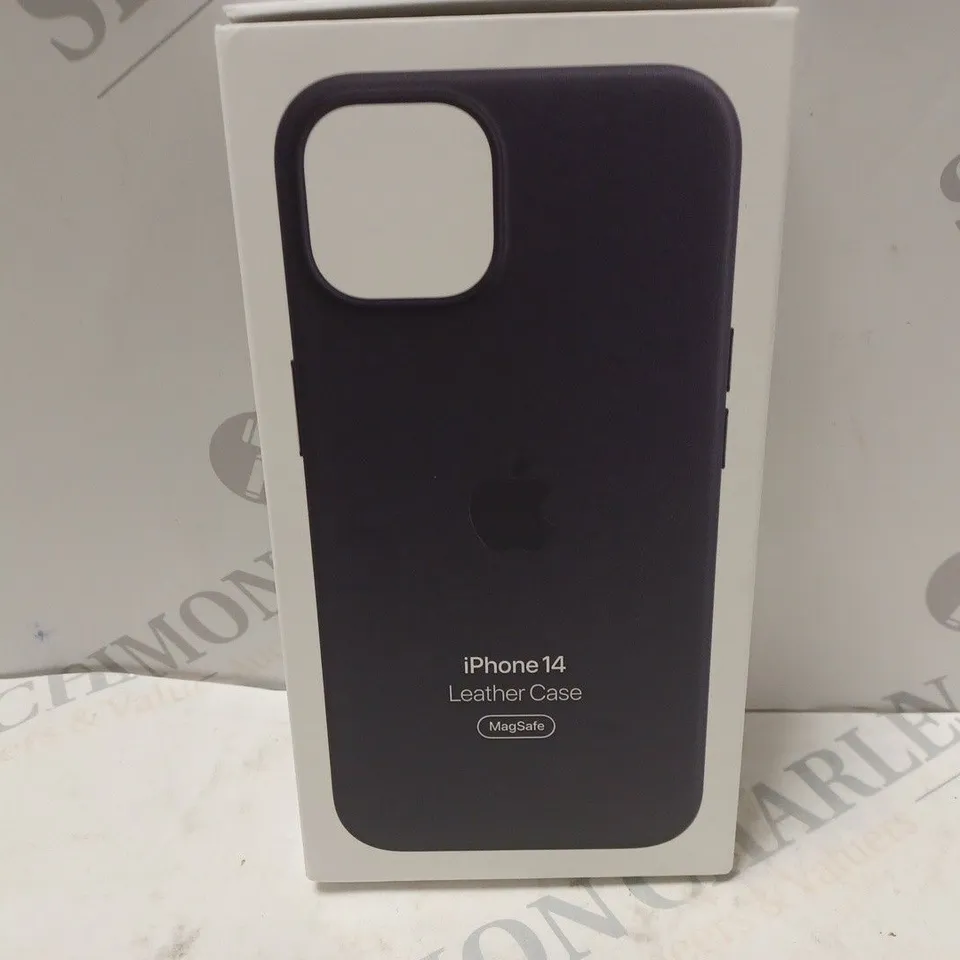 BOXED APPLE IPHONE 14 LEATHER CASE WITH MAGSAFE RRP £59