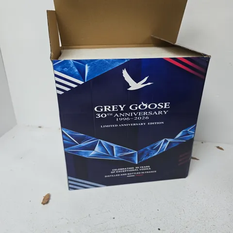 GREY GOOSE VODKA 30TH ANNIVERSARY LIMITED EDITION GOOSE-SHAPED DECANTER – BOXED