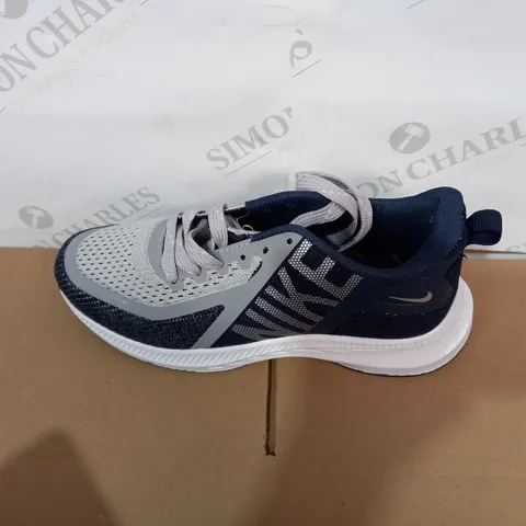 PAIR OF DESIGNER BLUE/GREY/WHITE TRAINERS SIZE 40