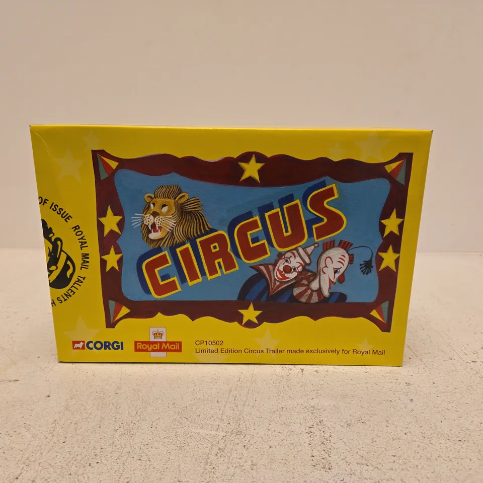 CORGI CIRCUS TRAILER – LIMITED EDITION FOR ROYAL MAIL (CIRCUS TRAILER)
