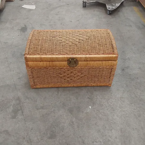 DESIGNER WICKER STORAGE CHEST