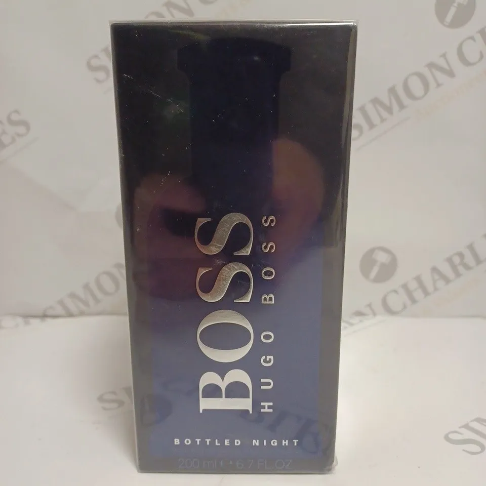 BOXED AND SEALED HUGO BOSS "BOTTLED NIGHT" EAU DE TOILETTE SPRAY 200ML