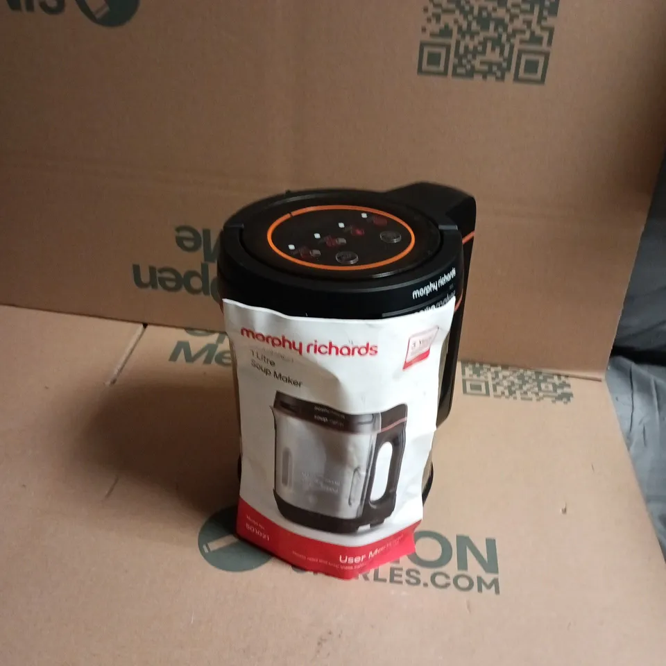 MORPHY RICHARDS 1 LITRE SOUP MAKER