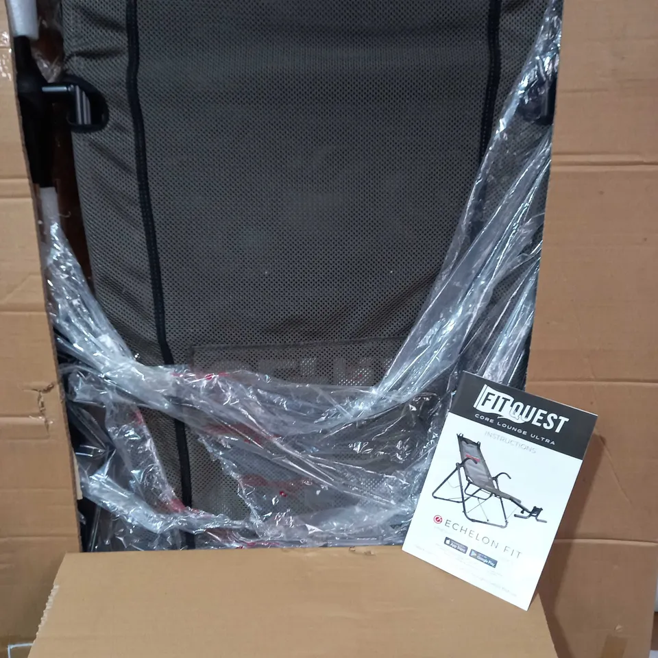BRAND NEW BOXED FITQUEST CORE LOUNGE ULTRA FOLDABLE WORKOUT CHAIR - COLLECTION ONLY