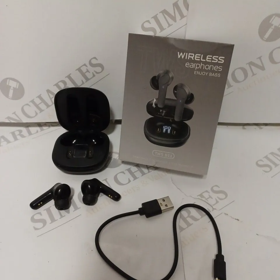 BOXED TWS-B11 WIRELESS EARPHONES & CHARGING CASE 