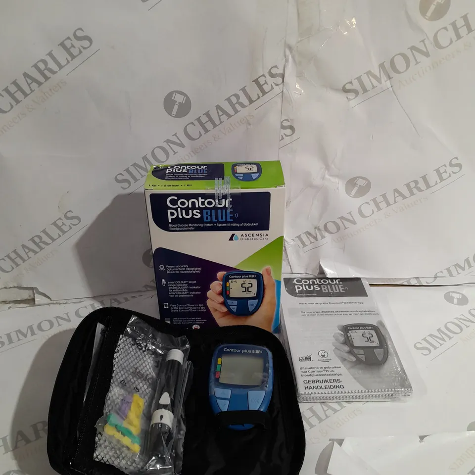 CONTOUR PLUS BLUE BLOOD GLUCOSE MONITORING SYSTEM