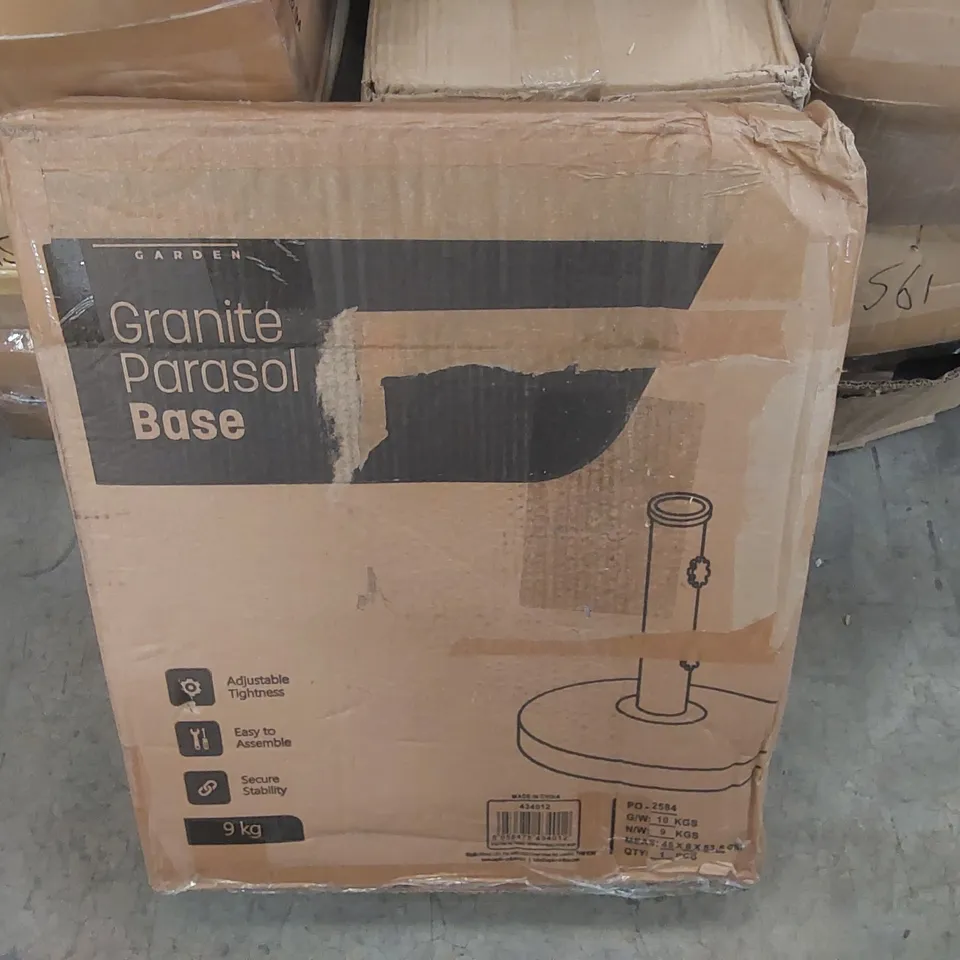 BOXED KEPLIN GRANITE PARASOL BASE 
