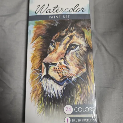APPROXIMATELY 10 MOZART WATERCOLOR PAINT SET – 24 COLOURS WITH BRUSH INCLUDED