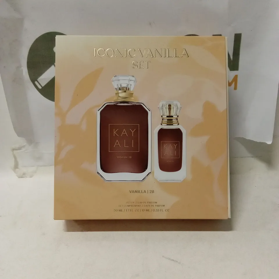 KAY ALI ICONIC VANILLA SET – 50ML & 30ML PERFUME ( BOXED )