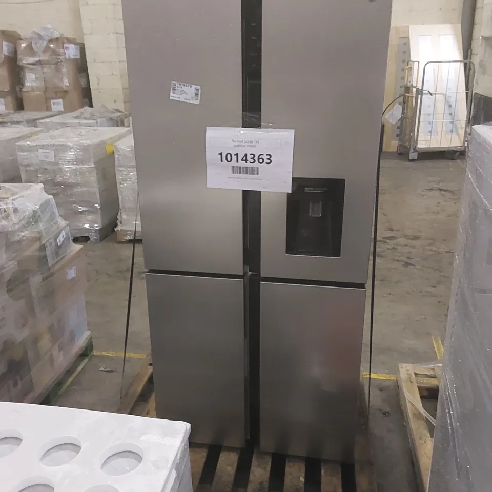 HOOVER MULTI DOOR AMERICAN FRIDGE FREEZER STAINLESS STEEL