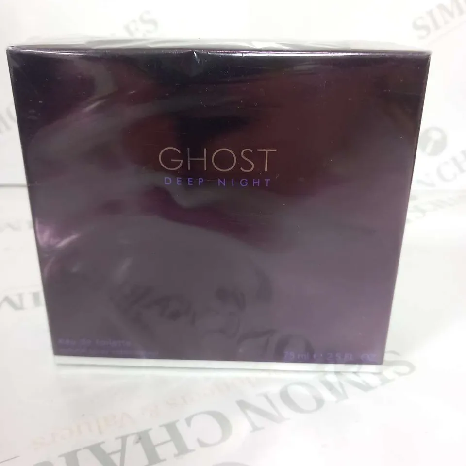 BOXED AND SEALED GHOST DEEP NIGHT EAU DE TOILETTE 75ML