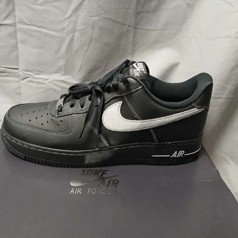 NIKE AIR FORCE 1 '07 LV8 SNEAKERS – BLACK/GREY, UK 11