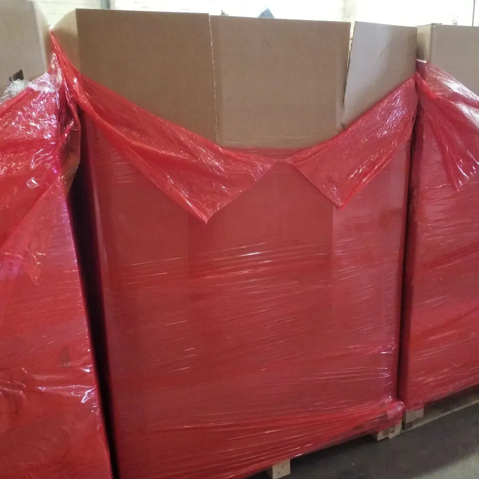 PALLET CONTAINING ASSORTED PRODUCTS INCLUDING TOILET SEAT, BABY DOLL, SINGLE MOTOR FORCE DRYER & WOODEN TRIPOD EASEL