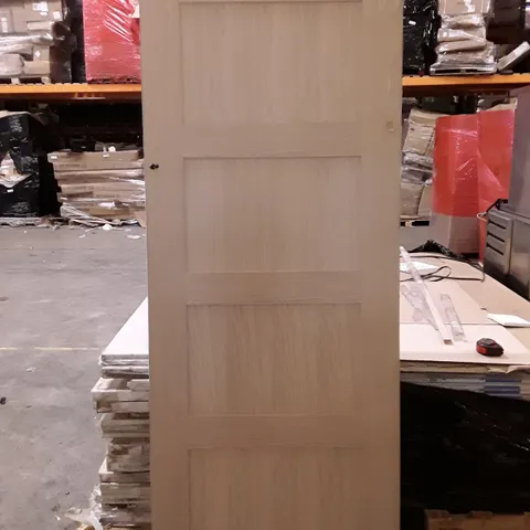 CONTEMPORARY 4 PANEL WHITE OAK INTERNAL DOOR 78"×30" 35MM