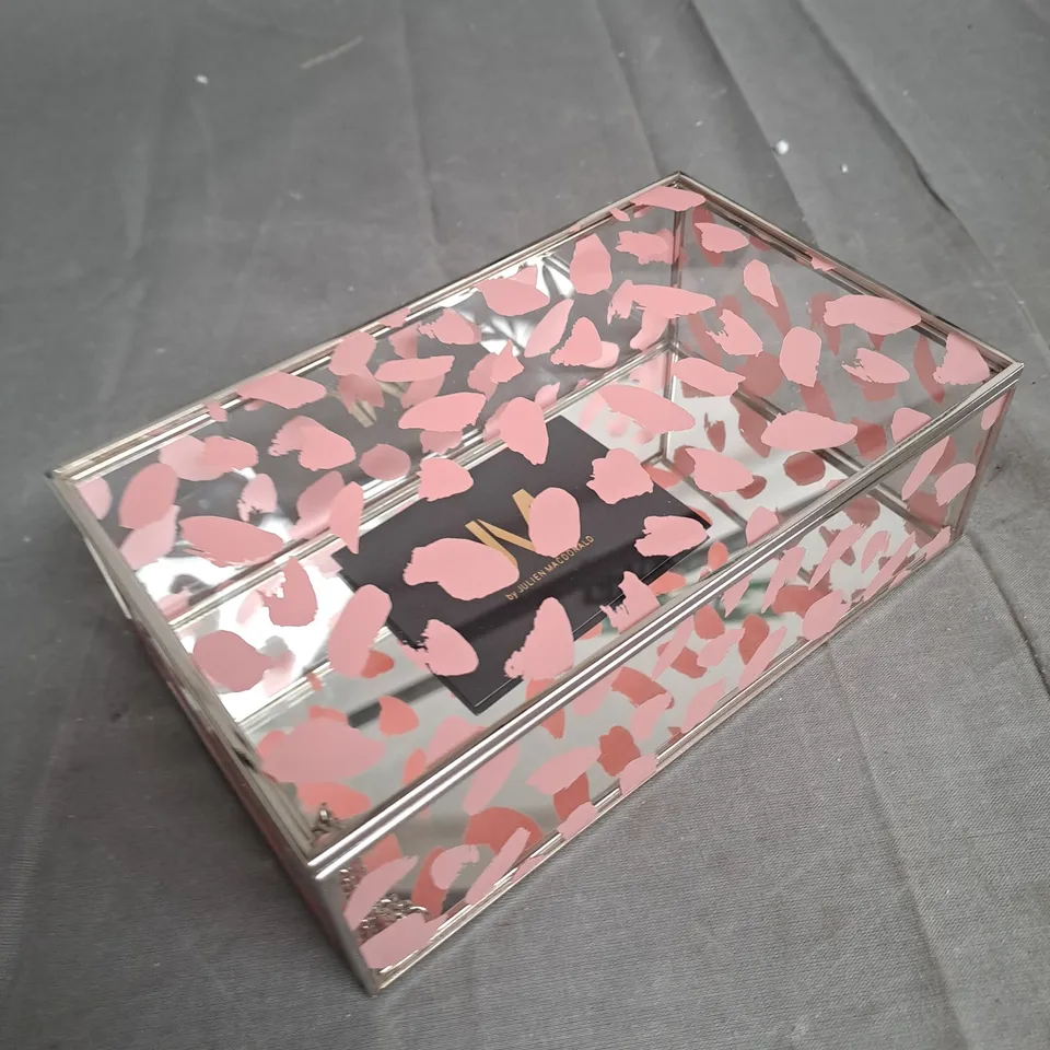 BOXED JULIEN MACDONALD JEWELRY BOX PINK PRINT DESIGN