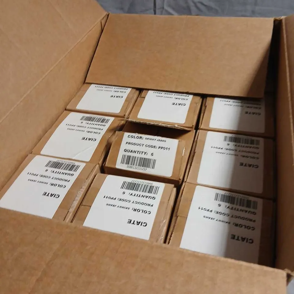 box of approximately 144 Ciaté London Colour Code Paint Pot – Skinny Jeans (PP011) Nail Polish-no expiry date shown 