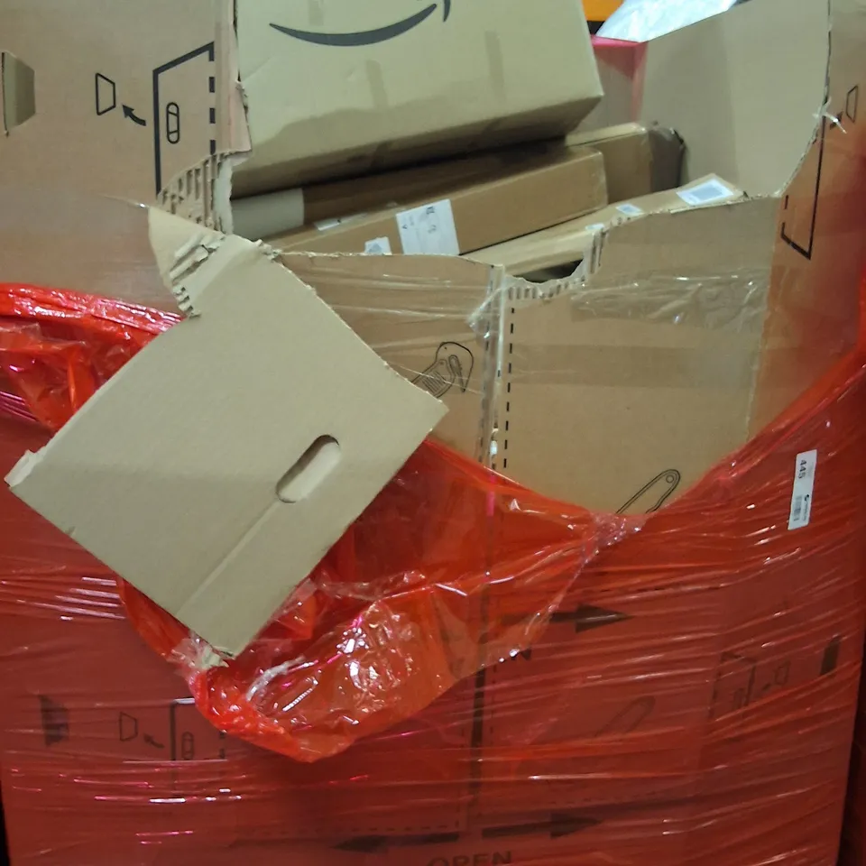 PALLET OF ASSORTED HOUSEHOLD GOODS AND PRODUCTS TO INCLUDE;PULL UP BAR,RETRACTABLE SAFETY GATE,ROLLER BLINDS