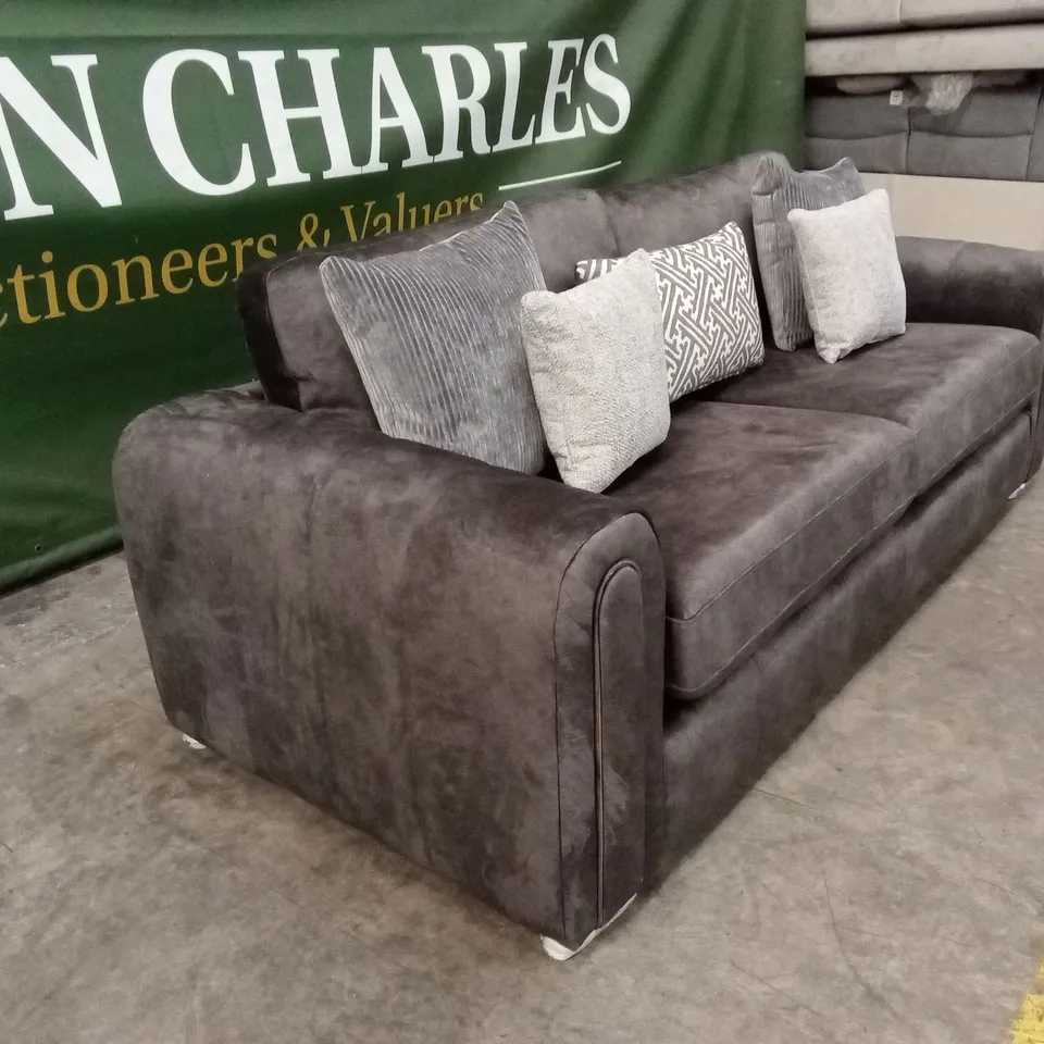 AMARA 3 SEATER SOFA - CHARCOAL RRP £1249