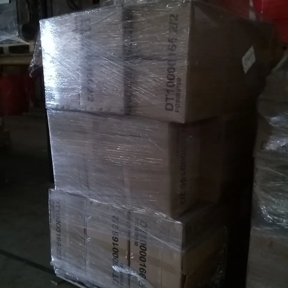 PALLET OF ASSORTED BOXED DINING TABLE PARTS