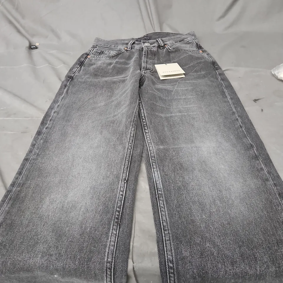 AllSaints Brooklyn Jean – Washed Black, UK 24