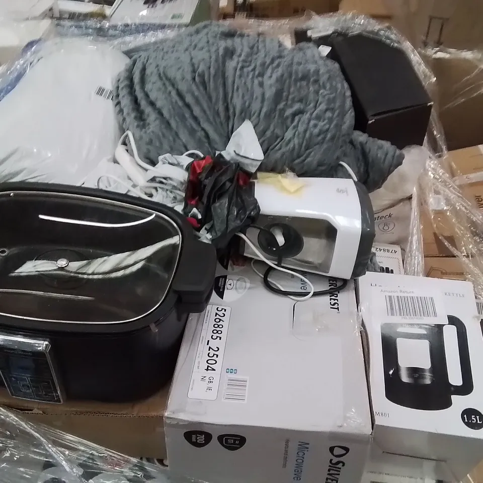 PALLET TO CONTAIN A LARGE QUANTITY OF ELECTRICAL PRODUCTS TO INCLUDE;HAIR DRYER,ELECTRIC KETTLE,MINI DEHUMIDIFIER 