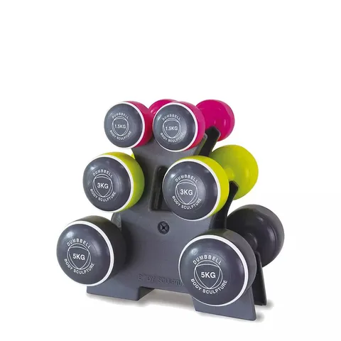 BOXED BODY SCULPTURE 19KG SMART DUMBBELL WORKOUT TOWER