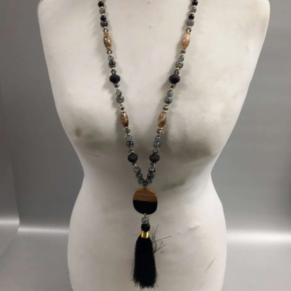 BRAND NEW BROWN PEPPER HANDBAGS JEWELLERY CONNECTION UK NECKLACE