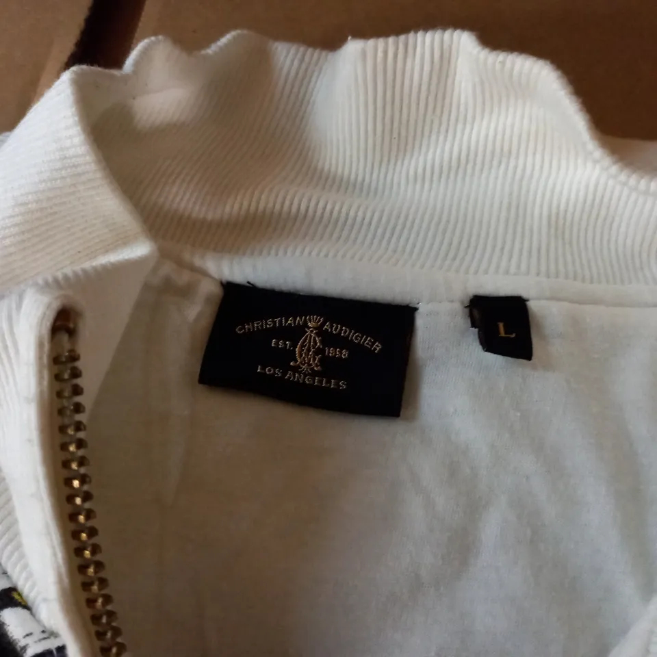 CHRISTIAN AUDIGIER ZIP THROUGH JACKET - L