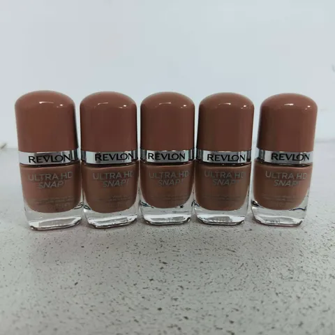 5X REVLON ULTRA HD SNAP! NAIL POLISH (012)