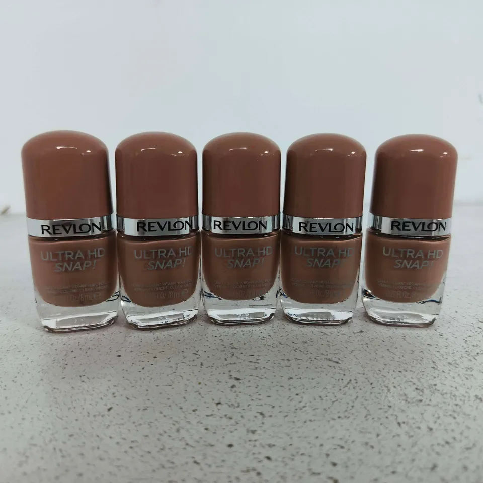 5X REVLON ULTRA HD SNAP! NAIL POLISH (012)