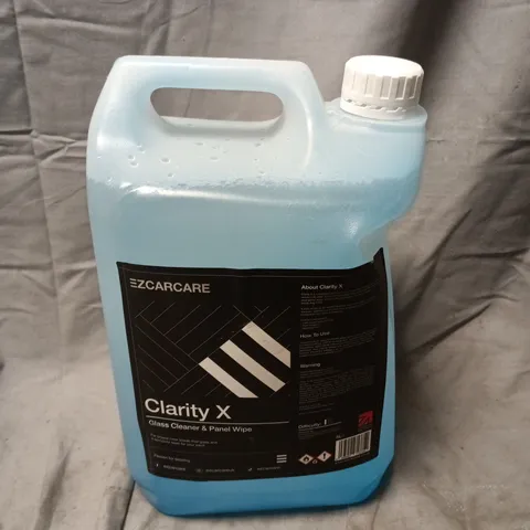 EZCARCARE CLARITY X GLASS CLEANER & PANEL WIPE (5L) - COLLECTION ONLY