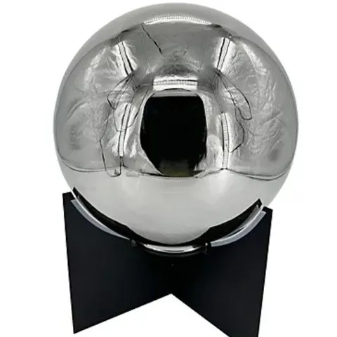 K BY KELLY HOPPEN INDOOR OUTDOOR PRE- LIT GLOBE LIGHT ON STAND