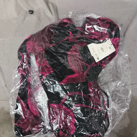 BAGGED PHASE EIGHT RHEA MAXI DRESS IN DEEP PURPLE/BLACK SIZE UK 12