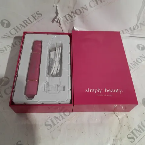 SIMPLY BEAUTY 2 IN 1 SUPER SMOOTH FACE & BROWS HAIR REMOVER, FUCHSIA