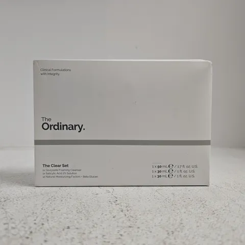 THE ORDINARY - THE CLEAR SET