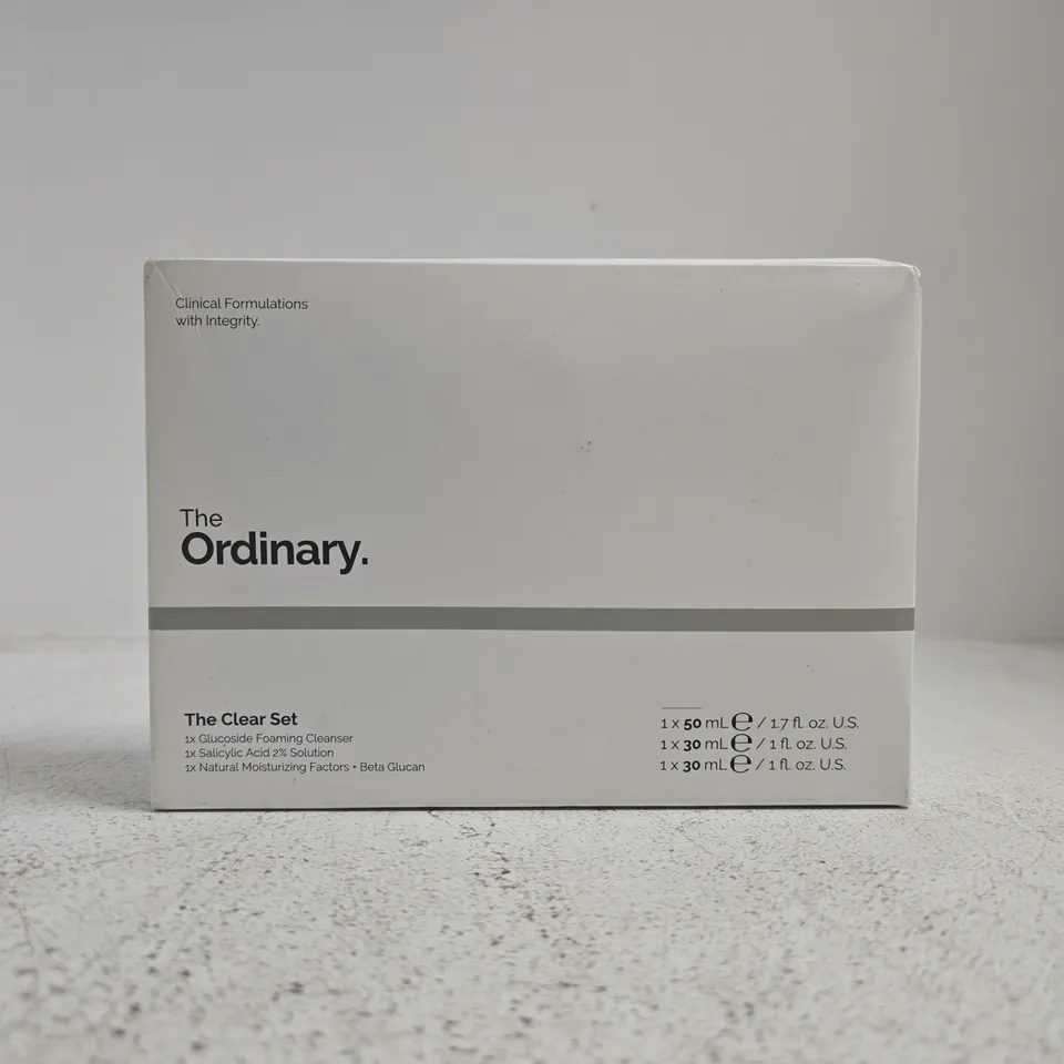 THE ORDINARY - THE CLEAR SET