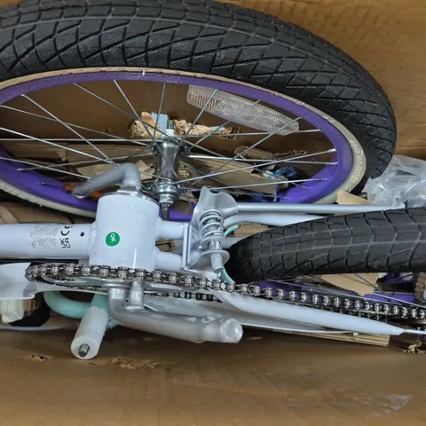 HUFFY GIRLY GIRL 20 INCH WHITE BIKE - COLLECTION ONLY