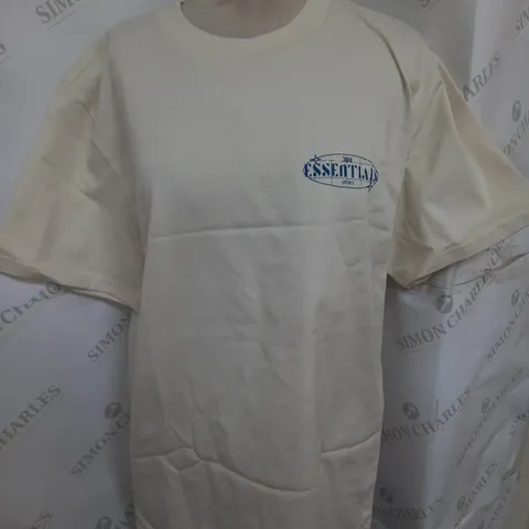 304 GRAPHIC PRINTED TEE IN IVORY SIZE S