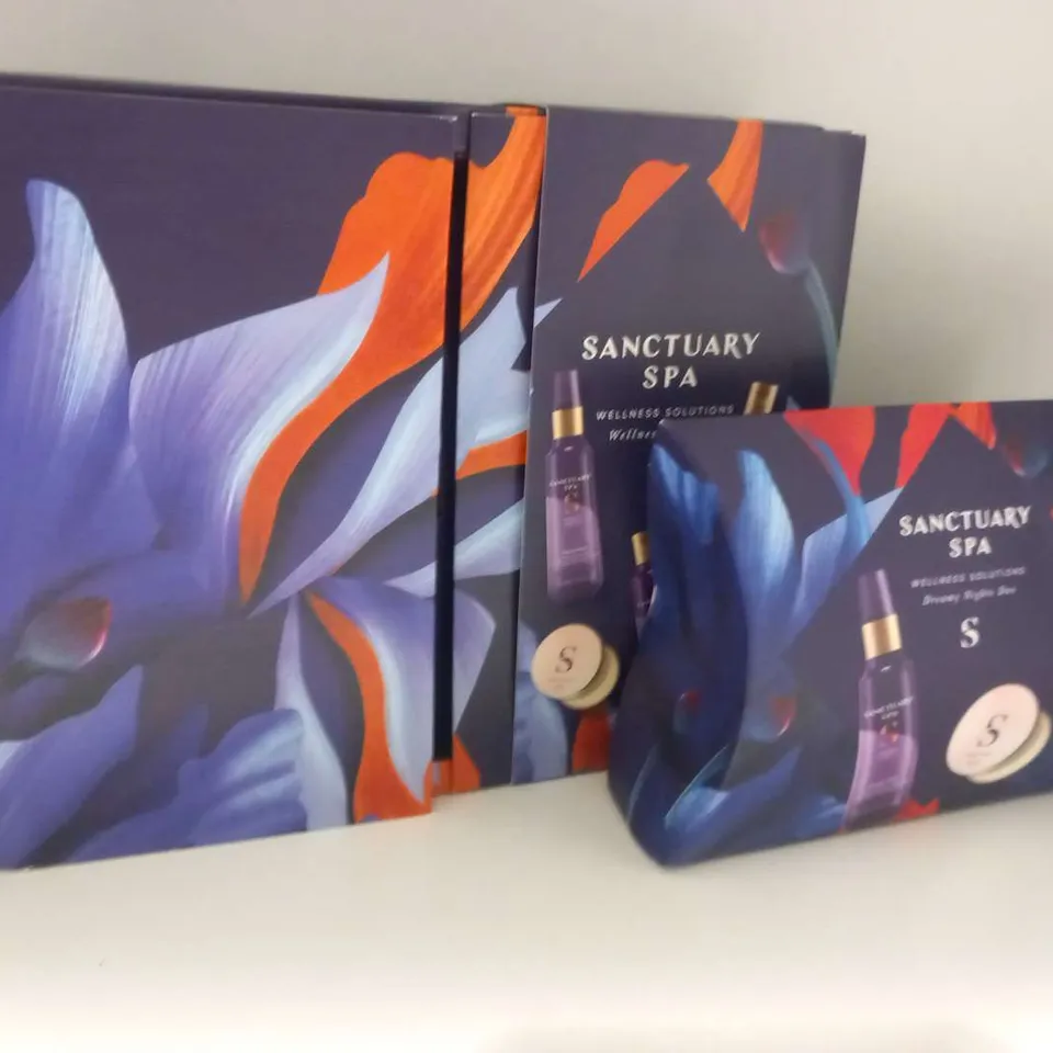 TWO ASSORTED SANCTUART SPA WELLNESS SOLUTIONS PRODUCTS TO INCLUDE; DREAMY NIGHTS DUO AND WELLNESS WONDERS