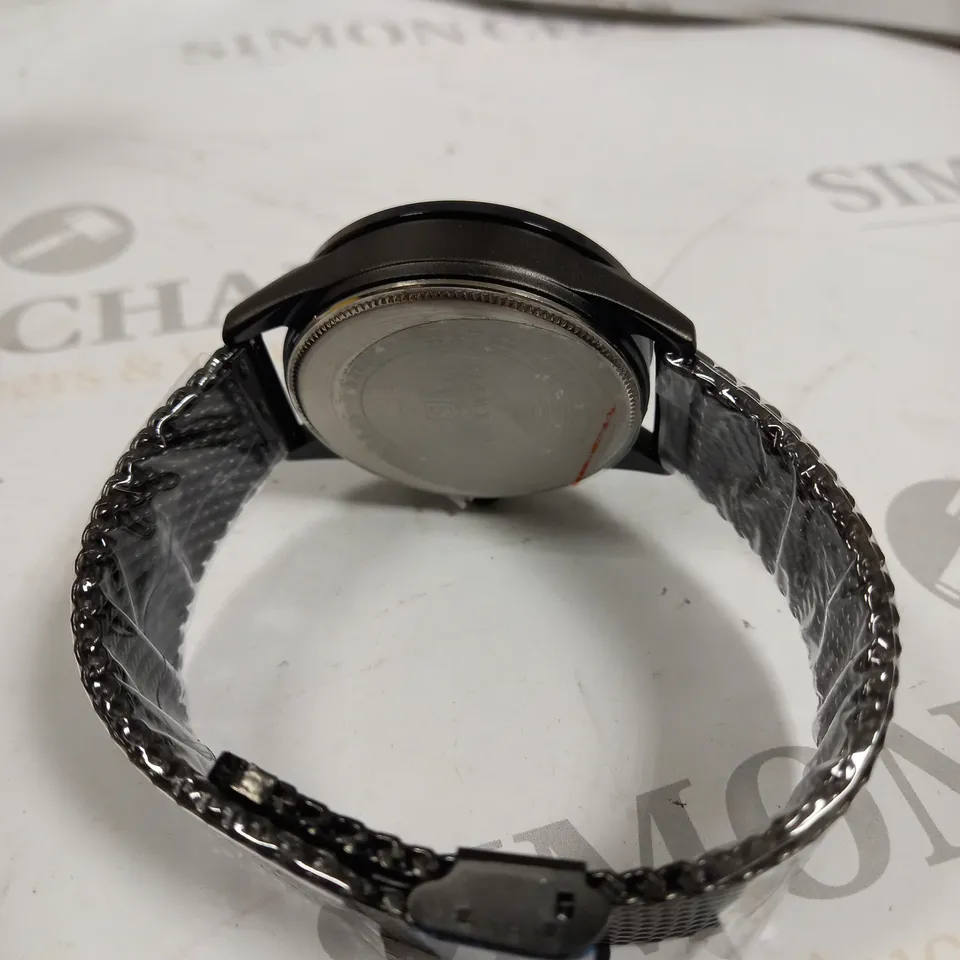 MENS STOCKWELL ST470 WATCH – LIMITED EDITION MOTOR SPORTS MODEL – DATE FEATURE - STAINLESS STEEL STRAP
