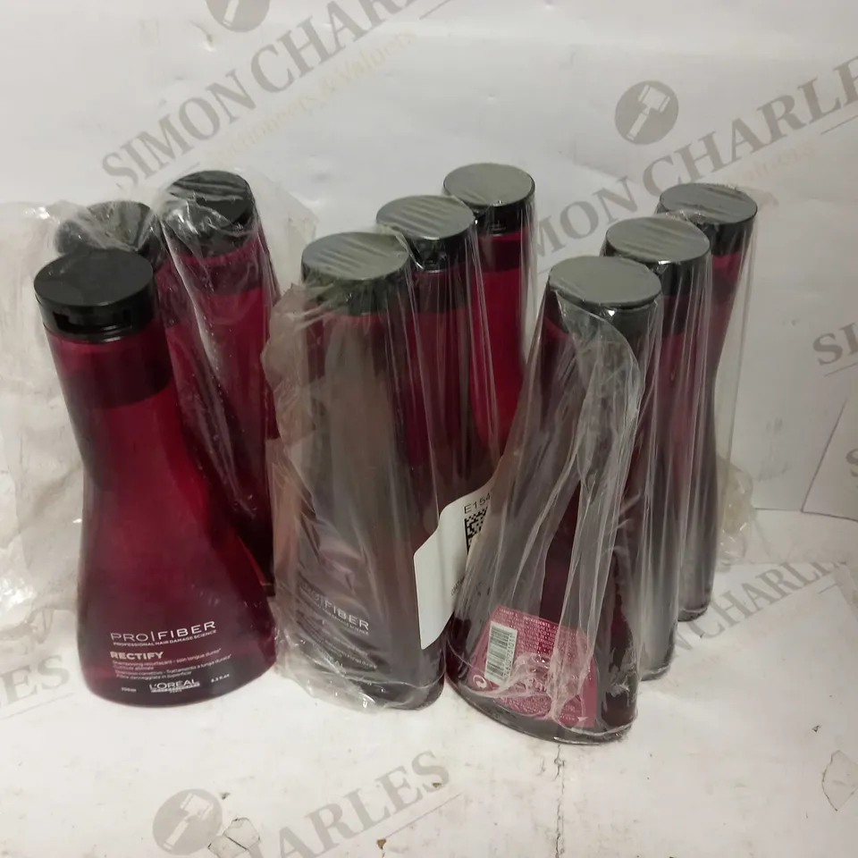 LOREAL PRO FIBER REECTIFY CORRECTIVE SHAMPOO 250ml X9
