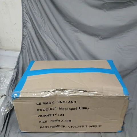 LE MARK MAGTAPE UTILITY BLUE TAPE, 24 ROLLS, 50MM X 50M