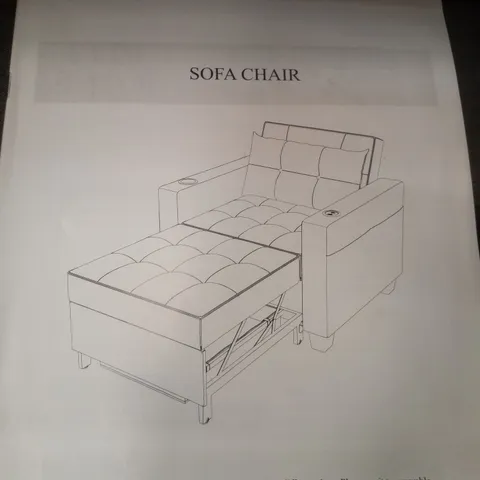 BOXED SOFA CHAIR (2 BOXES)