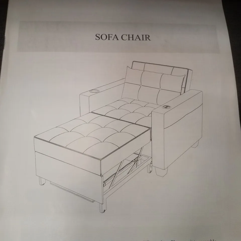 BOXED SOFA CHAIR (2 BOXES)