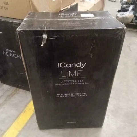 BOXED ICANDY LIME STROLLER CHARCOAL 