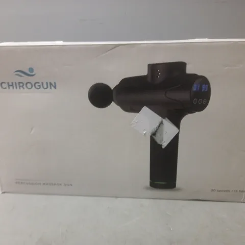 BOXED CHIROGUN PERCUSSION MASSAGE GUN